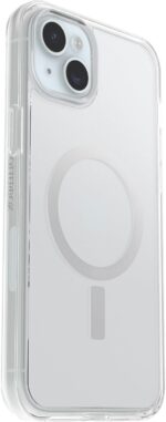 OtterBox iPhone 15 Plus and iPhone 14 Plus Symmetry Series Clear Case - (Clear), Snaps to MagSafe, Ultra-Sleek, Raised Edges Protect Camera & Screen - Image 5