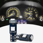 Pack Of 12 T5 Led Bulbs,T5 3030 3smd Led Bulb Auto Car Dashboard Indicator Lights (White) - Image 4