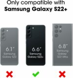 OtterBox Galaxy S22+ Commuter Series Case - BLACK, slim & tough, pocket-friendly, with port protection - Image 5