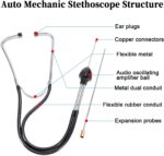 Car Mechanic Stethoscope, Automotive Stethoscope Engine Diagnostic Tool, Automotive Tools Universal for Car Truck SUV Motorcycle RV - Image 3