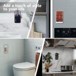 Magsafe Wall Stickers,Picture Frame Mag Frame,Picture Frame Magnets for Magsafe Case,Acrylic Magnetic Refrigerator Sticker Photo Frame, Vertical 3-packs+Cross 2-pack, For 3 inch photo - Image 10