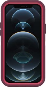 OtterBox iPhone 12 & iPhone 12 Pro (Only) - Defender Series Case - Berry Potion - Holster Clip Included - with Screen Protector - Microbial Defense Protection - Non-Retail Packaging - Image 5