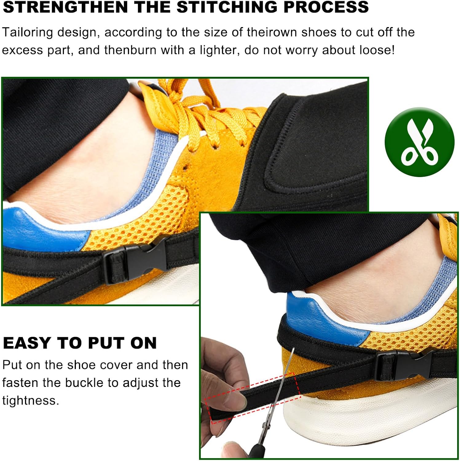 Motorcycle Shoe Protector, Adjustable Motorcycle Shift Boot Protector, Anti-Slip Motorbike Toe Protector Saves Boot from Motorcycle Gear Shifter Lever, Motor Accessories (1 PCS) - Image 6