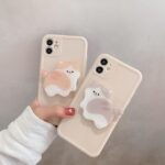 Waterproof Cute Kawaii Cat Phone Grip/Phone Accessory/Phone Holder/Phone Stand/New Stronger Grip (Orange) - Image 3