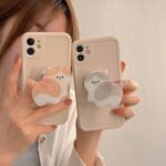 Waterproof Cute Kawaii Cat Phone Grip/Phone Accessory/Phone Holder/Phone Stand/New Stronger Grip (Orange) - Image 4