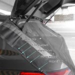 Car Tailgate Mesh Screen, Magnetic Mount Auto Tailgate Rear Windshield Sunshade Net, Breathable Trunk Mesh Tent Vehicle Camping for SUV Van MPV, Camping Gear Accessories (M: 63"×59") - Image 6