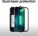 OtterBox iPhone 13 Pro (ONLY) Defender Series XT Case - Single Unit Ships in Polybag, Ideal for Business Customers - Black, screenless, Rugged, Snaps to MagSafe, Lanyard Attachment - Image 4