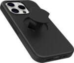 OtterBox iPhone 15 Pro (Only) OtterGrip Symmetry Series Case - Black, Built-in Grip, Sleek case, Snaps to MagSafe, Raised Edges Protect Camera & Screen - Image 5