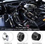 4 PCS Car Hose Finisher Clamp, 10AN Adjustable Aluminium Hose Finisher Clamp for Stainless Braided Hoses, Flexible Hose Connectors with Screw Band for Fuel Oil Gas Water Hose Tube - Image 6