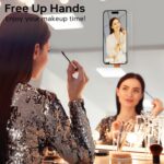 Magnetic Suction Cup Phone Mount, Ultra-Comfort Silicone Suction Grip Holder Stand for MagSafe, Hands-Free Mirror Shower Phone Holder Mount for TikTok/Video/Selfies/Shower - Image 3