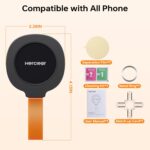 Magnetic Suction Cup Phone Mount, Ultra-Comfort Silicone Suction Grip Holder Stand for MagSafe, Hands-Free Mirror Shower Phone Holder Mount for TikTok/Video/Selfies/Shower - Image 8