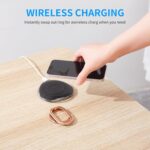 Magnetic Phone Ring Holder Stand for MagSafe Adjustable Phone Finger Grip Removable Ring Kickstand MagSafe Accessories for iPhone16/15/14/13/12 Rose Gold - Image 8