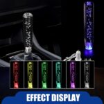 1 PC Car Personalized Gear Shift Head, LED Illuminated Crystal Bubble Shift Knob Wave Stick Head, 7.87" Cool Shift Head, Replacement Modification Accessories, for Most Models (Transparent) - Image 7