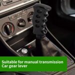 1 Pcs Car Modified Knife Handle Shift Knob,Personalized Decoration Gear Head with Adapter,Automatic Shift Knob Fits for Most Vehicles Black - Image 4