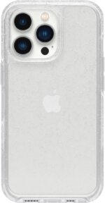 OtterBox iPhone 13 Pro (Only) - Symmetry Clear Series Case - Stardust (Clear/Glitter) - Ultra-Sleek - Wireless Charging Compatible - Raised Edges Protect Camera & Screen - Non-Retail Packaging - Image 4