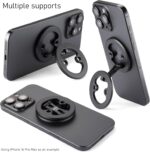 Dual Ring Magnetic Phone Holder– Ultra-Compact, Foldable, and Durable Aluminum Alloy Phone Stand for iPhone 12 13 14 15 16 (Compatible with MagSafe Cases) - Image 4