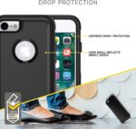 OtterBox iPhone SE 3rd & 2nd Gen, iPhone 8 & iPhone 7 (not Compatible with Plus Sized Models) Commuter Series Case - Ocean Way (Aqua SAIL/Aquifer), Slim & Tough, Pocket-Friendly, with Port Protection - Image 5