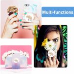 Multi-Functional Grip Mobile Phone Stands and Finger Holder (3 Pack) - Blue Nebula Galaxy and Marble with Purple and Gold-Color Accents - Image 4