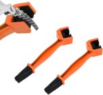 2 PCS Bike or Motorcycle Chain Washer, Functional Motorbike Chain Gear Dirt Stain Cleaning Brushes, Bicycle Chain Cleaning Double Head Brush Tool, Motorcycle Accessories (Orange-2pcs) - Image 2