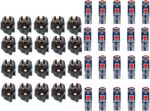 20 PCS T5 LED Lights for Car Dashboard, Dash Lights, T5 37 74 LED Bulb with Twist Lock Socket, 3030 Chips Bright 12 Volt Replacements for Instrument Dashboard Panel Indicator (Red) - Image 2