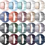 20 Pack Compatible with Apple Watch Bands 40mm 41mm 38mm 49mm 45mm 44mm 42mm 46mm for Women Men, Waterproof Silicone Sport Band Straps for iWatch Bands Series 10 9 8 7 6 5 4 3 SE Ultra/Ultra 2 - Image 2