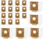 20 Pack T8 Dust bags Compatible with Ecovacs Deebot Ozmo T8, T8+, T8 AIVI, N8 Pro Plus, N8 Pro, DX93, DDX96 Vacuum Cleaner, Fit for Yeedi K781+ Vacuum Bags, 2.5L Auto-Empty Station Garbage Collection - Image 2