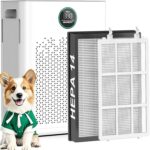 2025 New Air Purifiers for Home Large Room up to 2800ft², AIRJOWSET Air Purifier with PM2.5 Sensor, HEPA H14 Washable Filter Sleep Mode 22dB with Timer, Air Cleaner for Dust Odors Pollen Dander - Image 2