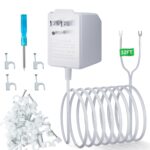 24 Volt Doorbell Transformer Power Supply for Ring Video Doorbell,C Wire Adapter,Compatible with Ring,Google Nest,WYZE, Eufy,Blink Video Doorbells(with Mounting Tool) - Image 2