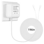 24V500mA Doorbell Power Adapter, 24V Transformer for Ring Doorbell,Video Doorbell,Nest, Ecobee, Sensi and Honeywell Thermostats, 24 Volt 500mA C-Wired AC Plug in Cord 16.5FT - Image 2