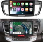 2G+64G DSP Radio for Honda Accord 2.4L 2013-2015,Car Stereo with Wireless Carplay Android Auto,10.1inch Accord 9th Gen Touch Screen,5.0Bluetooth,FM/RDS,GPS Chip,WiFi,RCA,USB,26UIs,EQ,Backup Camera, - Image 2