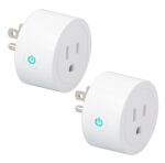 2PCS Smart Dimmer Plug, 2.4GHz WiFi 0-100% Dimmable Smart Plug, Plug in Lamp Dimmer Outlet for Dimmable LED Halogen Incandescent Bulbs, Tuya App Control, Alexa & Google Voice Control - Image 2