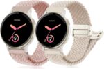 2Pack Magnetic Braided Nylon Band Compatible With Garmin Vivoactive 5/Vivoactive 6/Vivoactive 3 Watch Bands, Stretchy Strap Replacement for Garmin Venu/Venu Sq/Forerunner 55/165/245/645 - Image 2