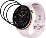3 Pack Kicvbnco For Amazfit GTR Mini 43mm Smartwatch Screen Protector watch film [HD Clear] Amazfit GTR Mini 43mm Smartwatch 3D Curved Soft Smart Watch Protective Film (Not Glass) [Ultra Shatterproof] - Image 2