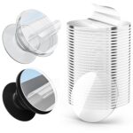 30 Pack Super Sticky Adhesive, Clear Invisible Adhesive Replacement for Pop Socket Base, 1.4 Inch Non-Damaging Double Sided Tapes for Phone Collapsible Grip & Stand Back - Image 2