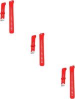 3pcs Wristband Accessory Soft Comfortable Silicone Watchband Quick Fit for Men Women - Image 2