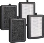 4 Pack LV-H128 Replacement Filter for Levoit Air Purifier, Compatible with LV-H128 / PUURVSAS (HM669A) / ROVACS (RV60) Air Purifier, 3 in 1 True HEPA Filtration System - Image 2