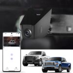 4K Dash Cam fit for Ford F150 2018-2025 F250/F350 Super Duty 2020-2025 XLT Lariat King Ranch Tremor Raptor Limited Platinum(Model A), OEM Look, WiFi&APP, G-Sensor, Loop Recording, 128GB Card - Image 2