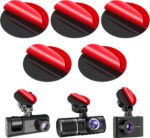 5 PCS Double Sided Adhesive Pads for Dash Cam, 2.2" Round Adhesive Sticky Pads Replacement, Heat Resistant Double Sided Sticker Tape, for Dash Camera, Car Dashboard Windshield GPS Holder - Image 2
