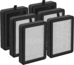 6 Pack LV-H128 Replacement Filter Compatible with LEVOIT LV-H128 / PUURVSAS (HM669A) / ROVACS (RV60) Air Purifiers, 3-in-1 H13 TRUE HEPA, Activated Carbon Layer and Pre-Filter - Image 2
