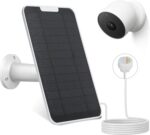 6w Premium Solar Panel Charger Compatible with Google Nest Cam Outdoor or Indoor (Battery Version), with 13.1Ft/4m Fast Charging Cable, IP65 Weatherproof and Adjustable Mount - Image 2