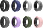 8 Pack Ring Cover for Oura Ring Gen 4/Oura Ring Gen 3/Galaxy Ring/ULTRAHUMAN Ring AIR/RingConn 2&1, Soft Silicone Ring Case Protector for Working Out Gym, (S(6/7/8/9)) - Image 2