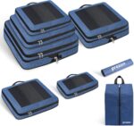8 Set/6 Set/4 Set Compression Packing Cubes for Travel, Lightweight Vacation Travel Essentials, Travel Accessories for Suitcase Organizer Bags Set, Durable Luggage Organizer - Image 2