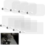 8pcs Windshield Dashcam Stickers, Transparent Electrostatic Sticker Weatherproof Camera Films, Durable and Reusable Car Windshield Film for Mounting Dash Cam - Image 2