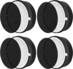 APPLIANCEMATES LV H132 Replacement Filter for LEVOIT LV-H132 Air Purifier, 3-in-1 H13 True HEPA Filter Replacement LV-H132, LV-H132-RF, 4 Pack - Image 2