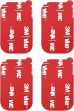 APPS2Car 3M Vhb Sticky Adhesive Pads Replacement Mounting Tape 4 Pcs, Dashboard Sticker Pads for Magnetic Phone Car Mount,Car Mount Adhesive,Double Sided 3M Adhesive Pads,Car Mount Sticker Tapes - Image 2