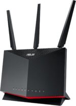 ASUS RT-AX86U (AX5700) Dual Band WiFi 6 Extendable Gaming Router, 2.5G Port, Mobile Game Mode, Port Forwarding, Subscription-free Network Security, Instant Guard, VPN, AiMesh Compatible - Image 2
