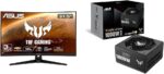 ASUS TUF Gaming 32" 1440P HDR Curved Monitor (VG32VQ1B) - QHD (2560 x 1440), 165Hz (Supports 144Hz) & TUF Gaming 1000W Gold, ATX 3.0 Compatible Fully Modular Power Supply - Image 2