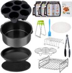 Air Fryer Accessories Set 12pcs Compatible for 4, 4.2, 5, 5.5, 5.8 QT Gowise Cosori Phillips Ninja Cozyna Air Fryer - Image 2