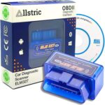 Allstric® OBD2 Bluetooth Scanner ELM327 with CD for Multibrand Car Diagnostics. Read Engine Codes, Monitor Live Data, and Optimize Performance. Compatible with iOS, Android, Windows, and Linux. - Image 2
