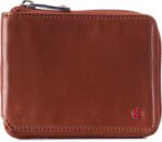 Alpine Swiss Logan Zipper Bifold Wallet For Men or Women RFID Safe Comes in a Gift Box - Image 2